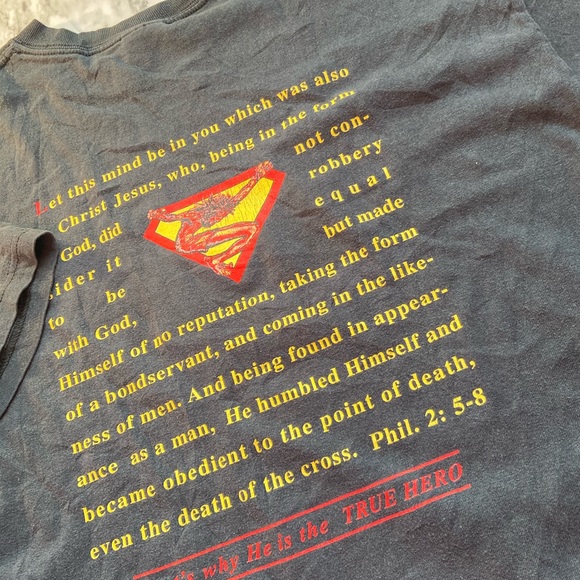 Vintage Superman S Jesus Tee - Picture 4 of 5